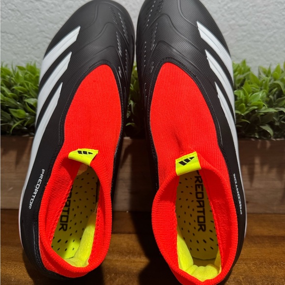 Adidas Predator 24 League Laceless FG Soccer Cleats Solar Pack IG7768 Size 12 - Picture 10 of 12